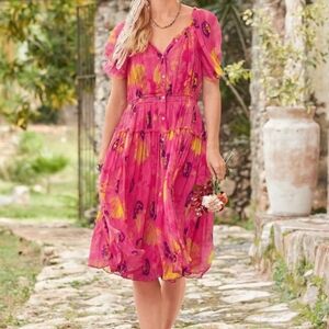 Sundance Cressida Day Dress Size Small